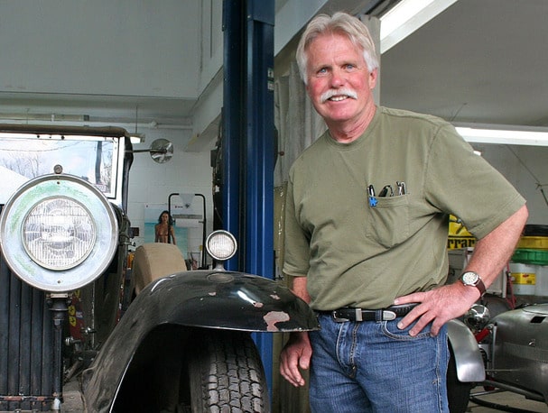 Image of Wayne Carini as a well-known car restorer